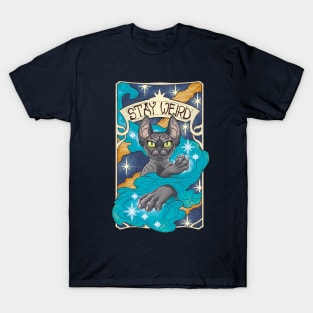 Stay Weird Sphynx Cat T-Shirt